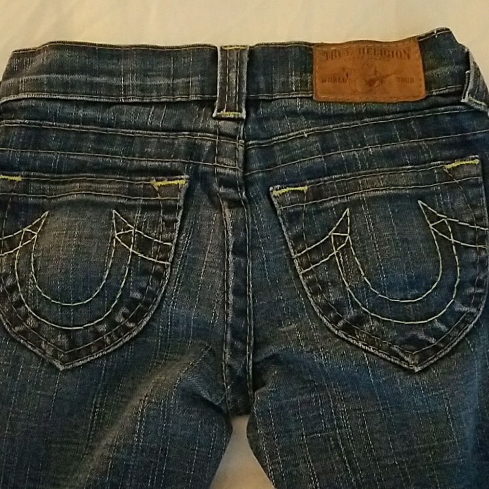 LittleGirls Kids Size 6 True Religion Capri Jeans