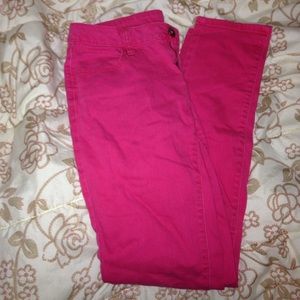 Pink/redish jeans