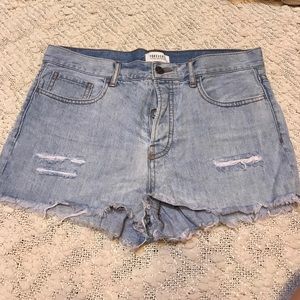 Forever 21 High-Rise Cutoff Short Shorts