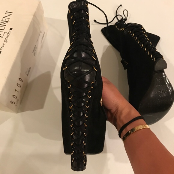 Authentic YSL boots - Picture 4 of 6