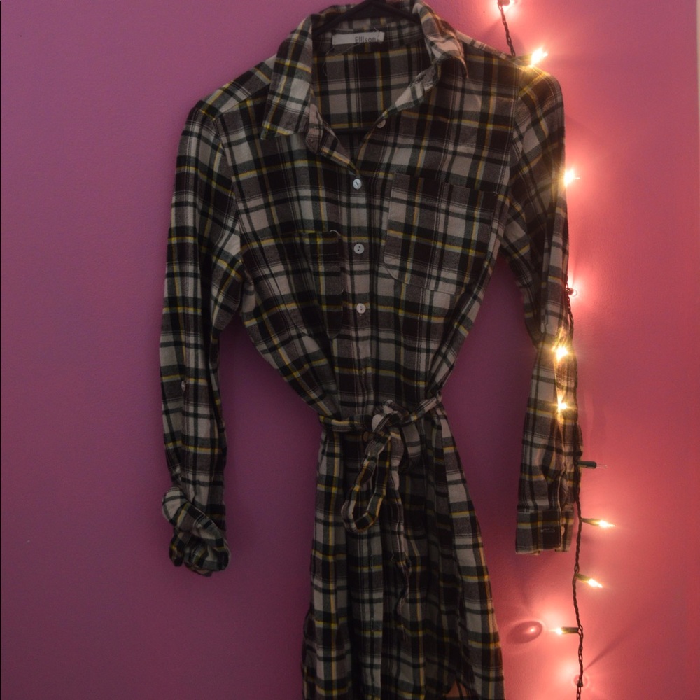 Flannel dress