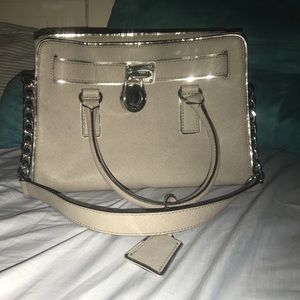 Michael Kors Matte Grey Purse