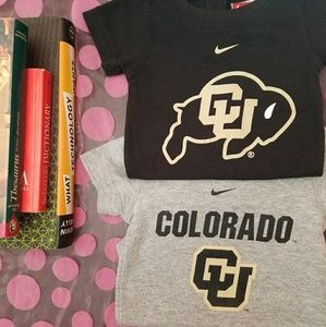 Infant NIKE Colorado CU Buffs Onesies 2 Pieces