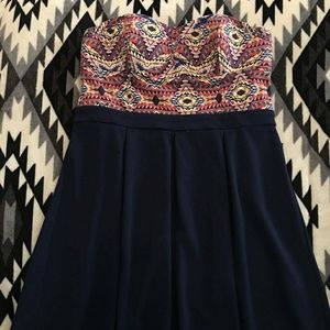 Xhilaration Strapless Dress XL NWT