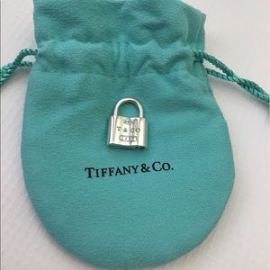 Tiffany & Co. 1837 Blue Lock Charm