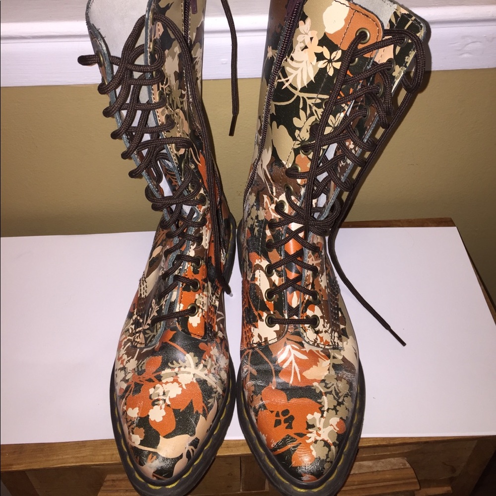 1960s vintage floral Doc Martens