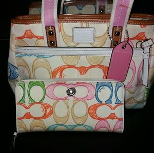 Coach Handbag and Wallet