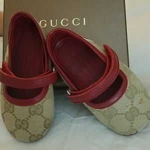 Baby Girl Gucci Moccasins Mary Jane Pre Walker