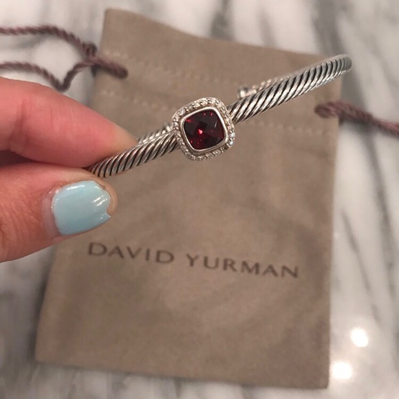 *SOLD* David Yurman Albion Garnet Bracelet - Picture 4 of 8