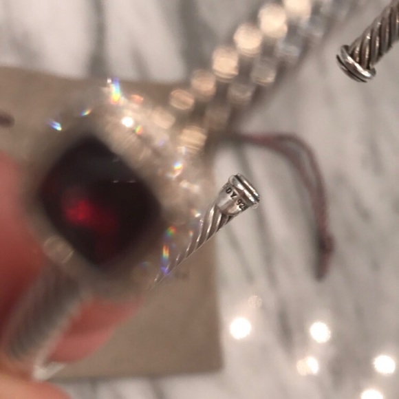 *SOLD* David Yurman Albion Garnet Bracelet - Picture 6 of 8