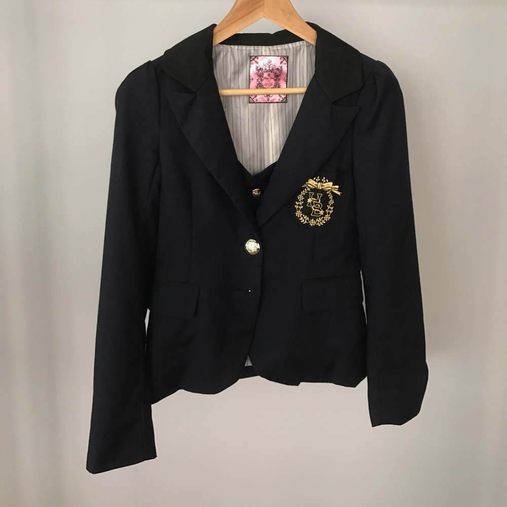 Navy Japanese School Girl Jacket