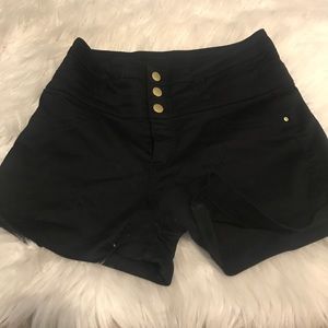 Charlotte Russe high waisted black shorts