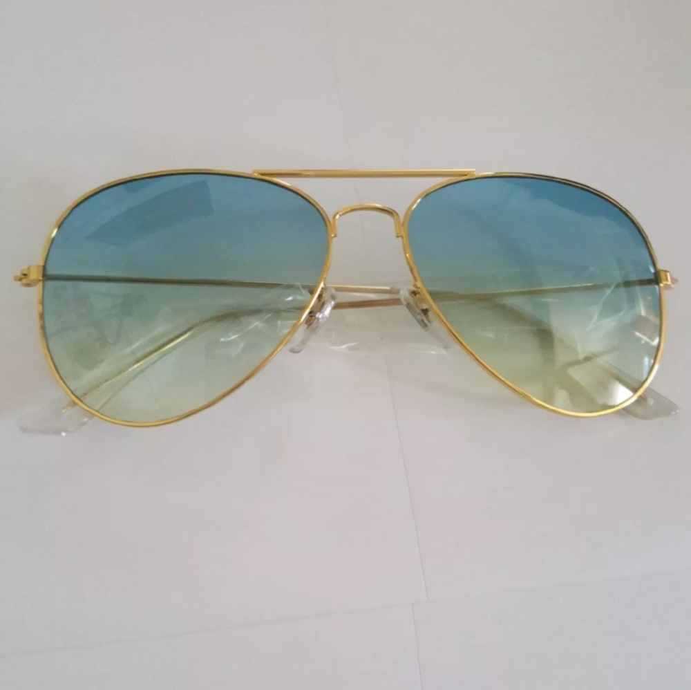 2 toned aviator sunglasses