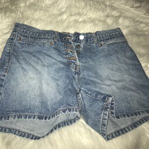 Calvin Klein high waisted jean shorts