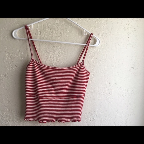 Brandy Melville striped thermal Alani tank - Picture 2 of 3