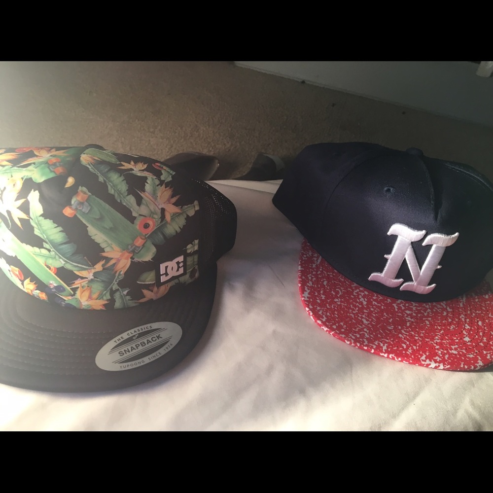 Sold** NEFF & DC SnapBack caps. Brand new!