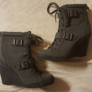Vera Wang Wedge Boots
