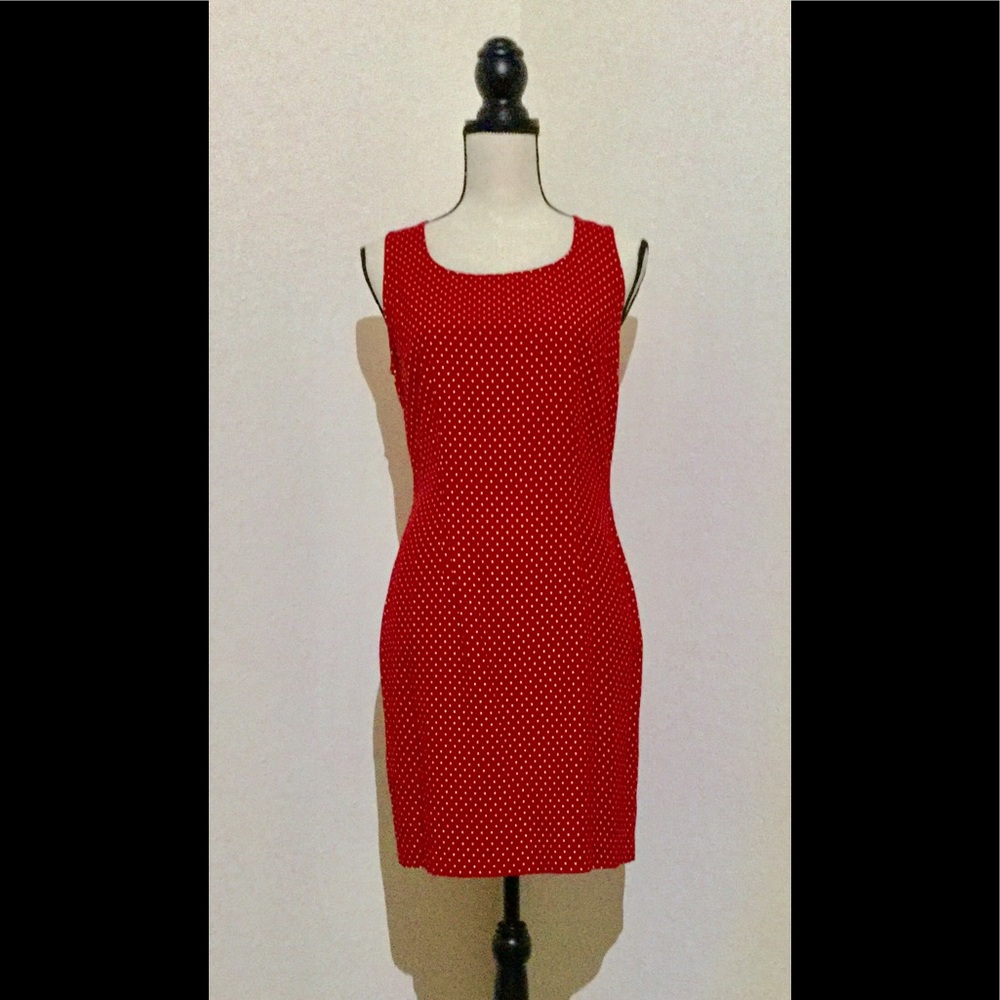 💃 Saucy Summer Red & White Polka-Dot Dress ❤️☀️💃