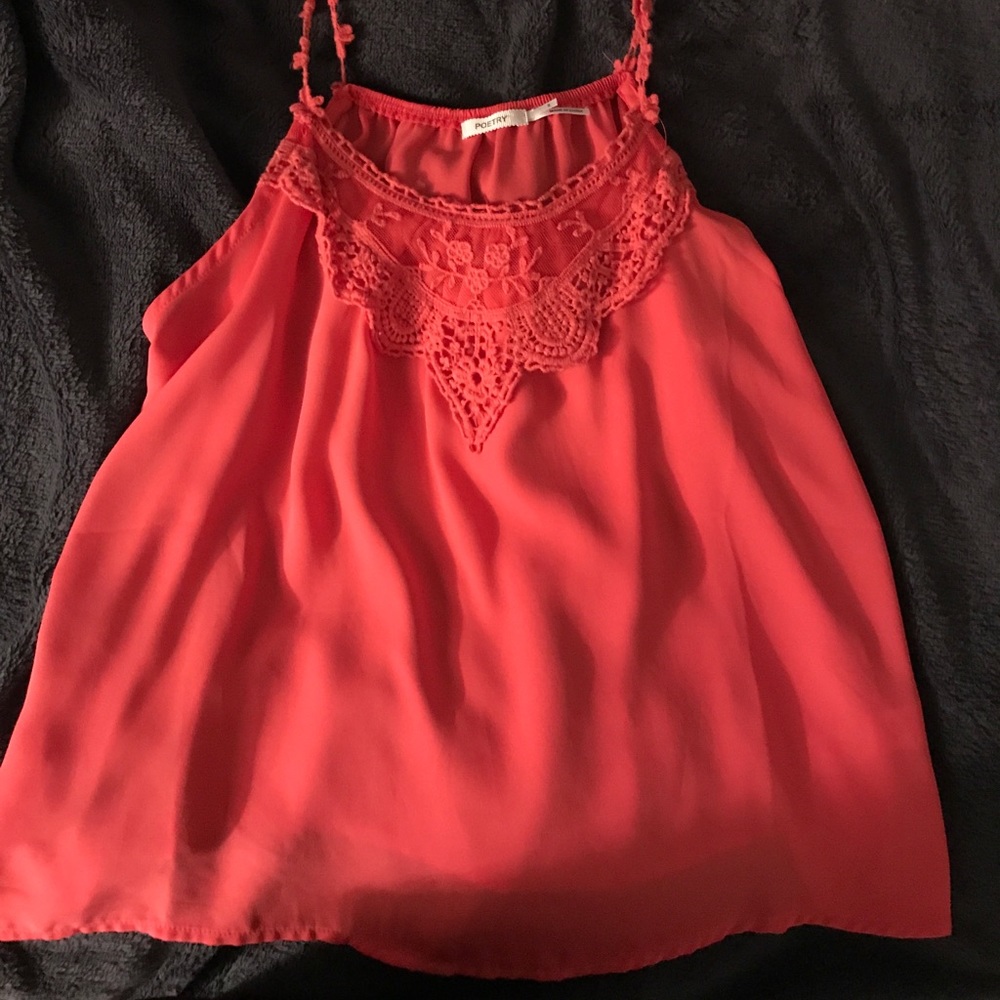 Pink detailed skirt