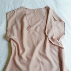 J.CREW | SILK PINK CAFTAN