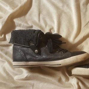 Aldo black and grey sneakers