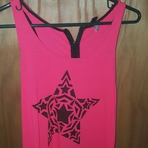Hot Pink Star Tank