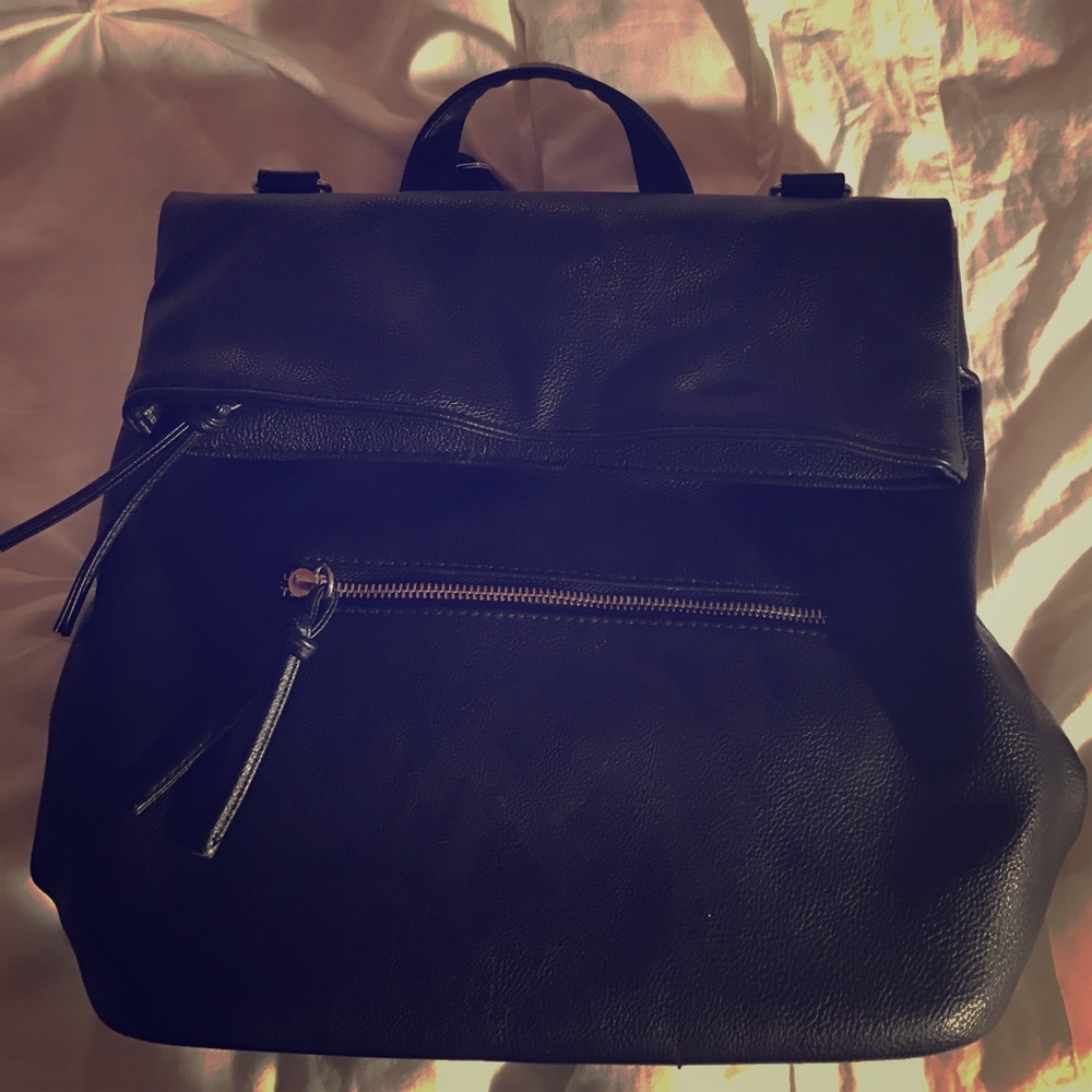 Leather Backpack with 3 Different parts💕