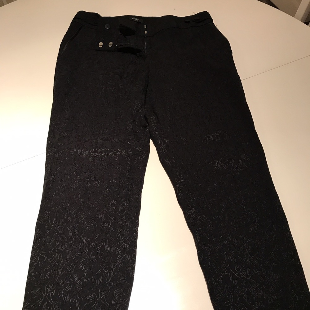 Loft Floral Pants Julie Fit Cropped