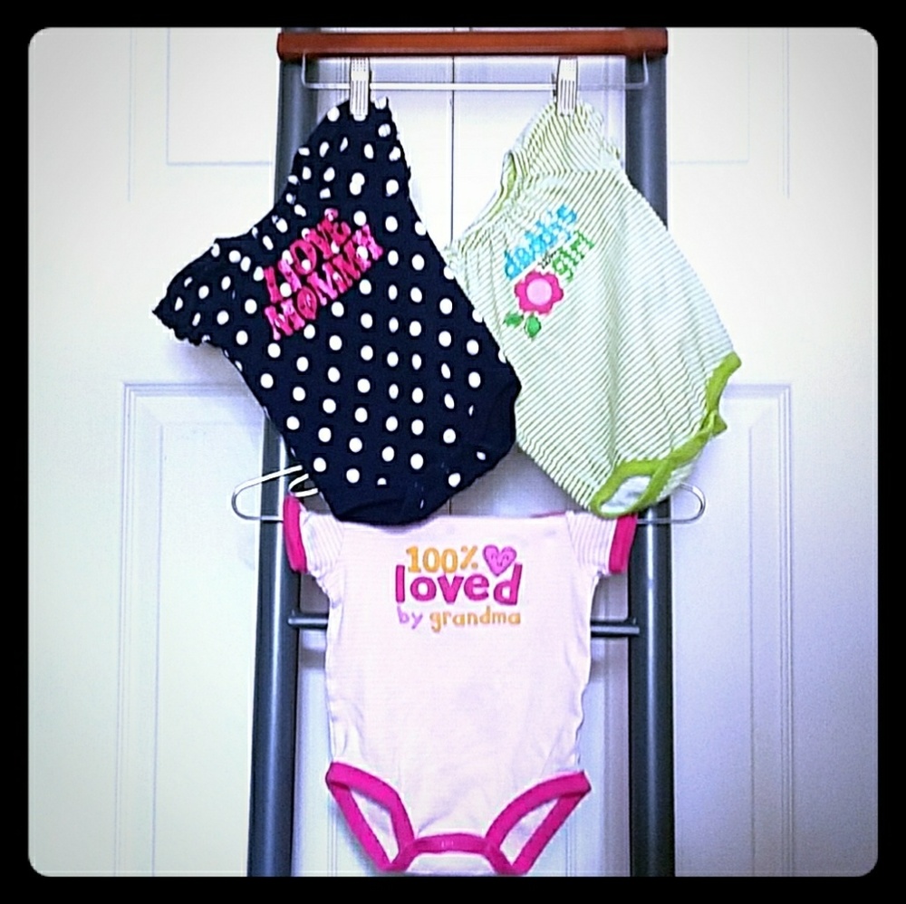 NB-6 Month Bundle- I love Mommy Daddy & Grandma