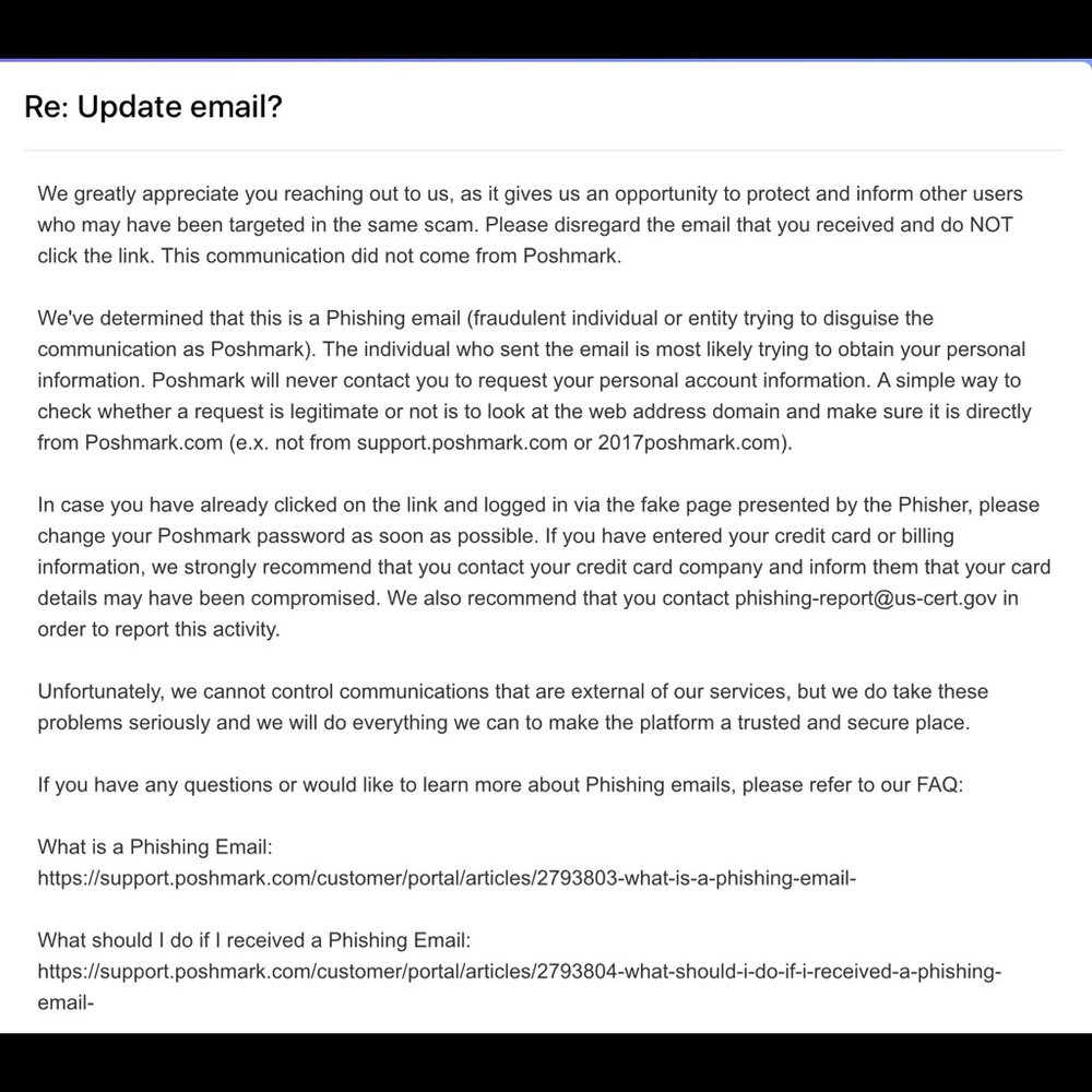 Email Scam Alert!!!!