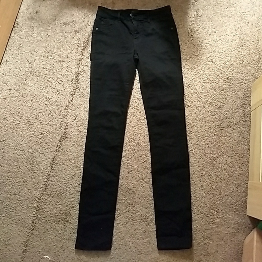 Black Blue Asphalt Ponte Pants