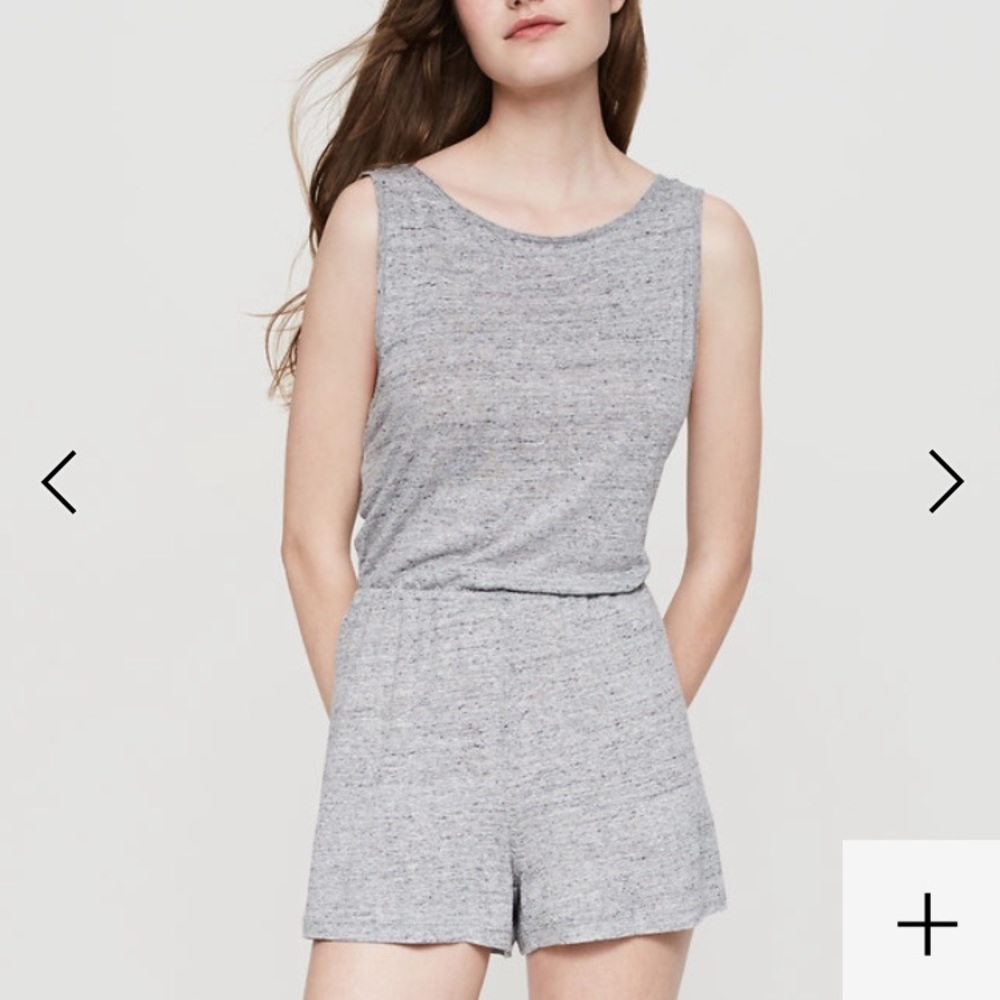Grey Romper Jumpsuit