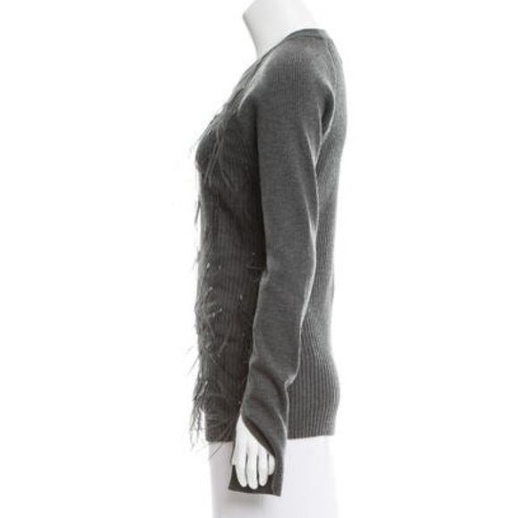 Jason Wu Fuzzy Feather Sweater - Picture 7 of 13