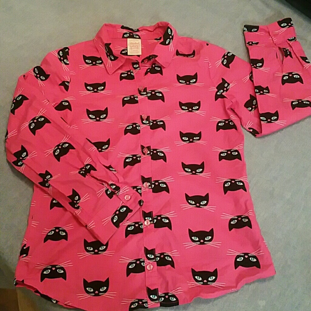 Long Sleeve, Button Down Top