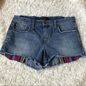 Joe's cut out denim shorts summer  boho chic A84