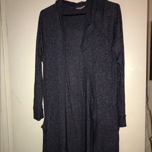 Long Hooded Cardigan w pockets