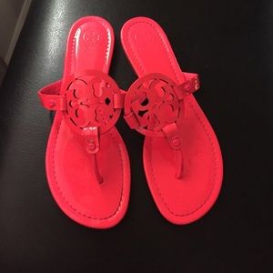 Beautiful, authentic, hot pink Tory Burch Millers