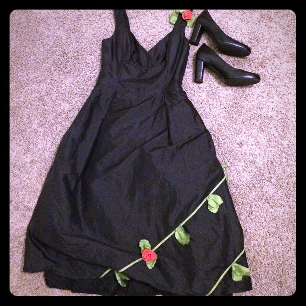 Rose cocktail dress • Poison Ivy cosplay