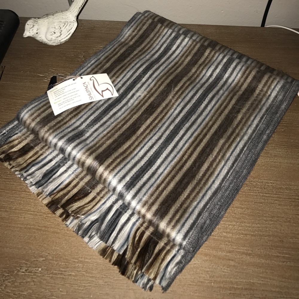 Alpaca fur scarf