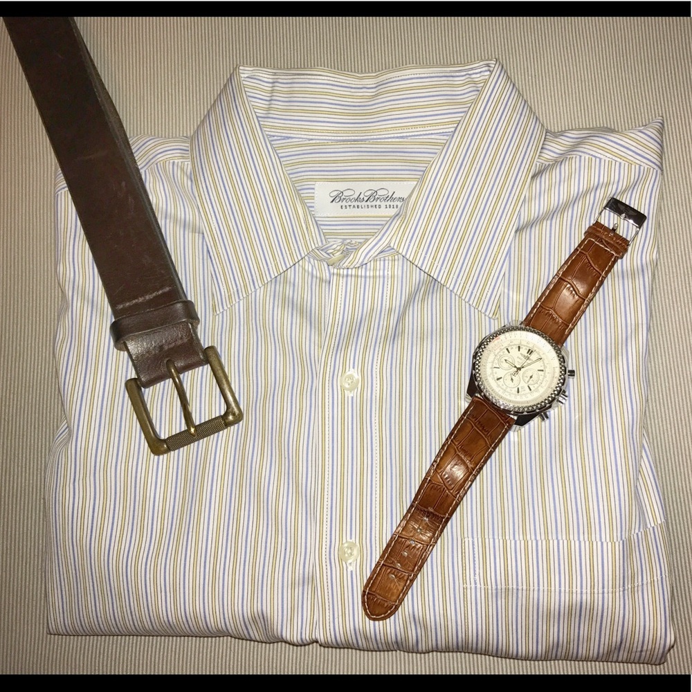 Men's Brooks Brothers Button Down Dress Shirt NEW