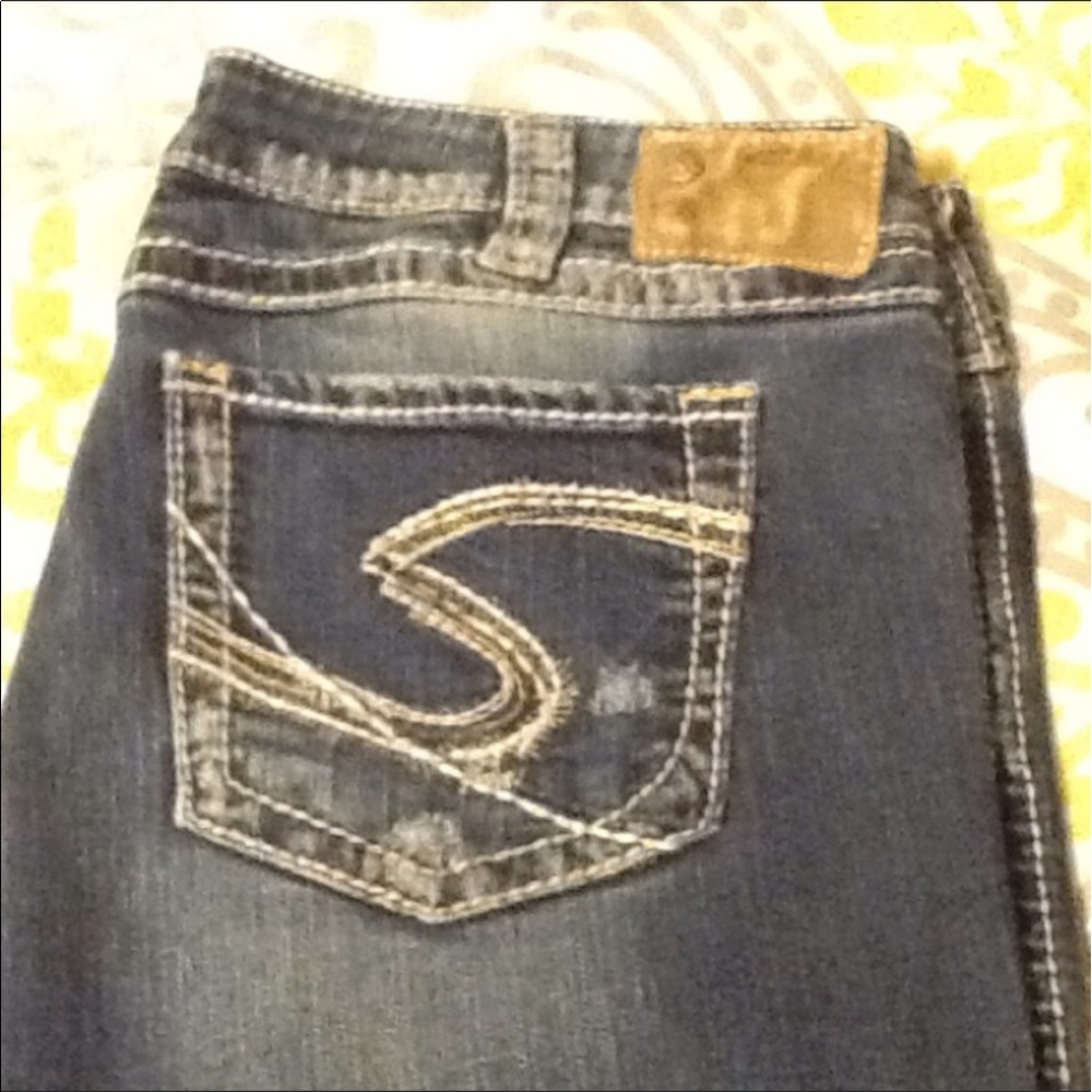 Silver jeans