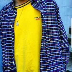 Tommy hilfiger flannel and shirt