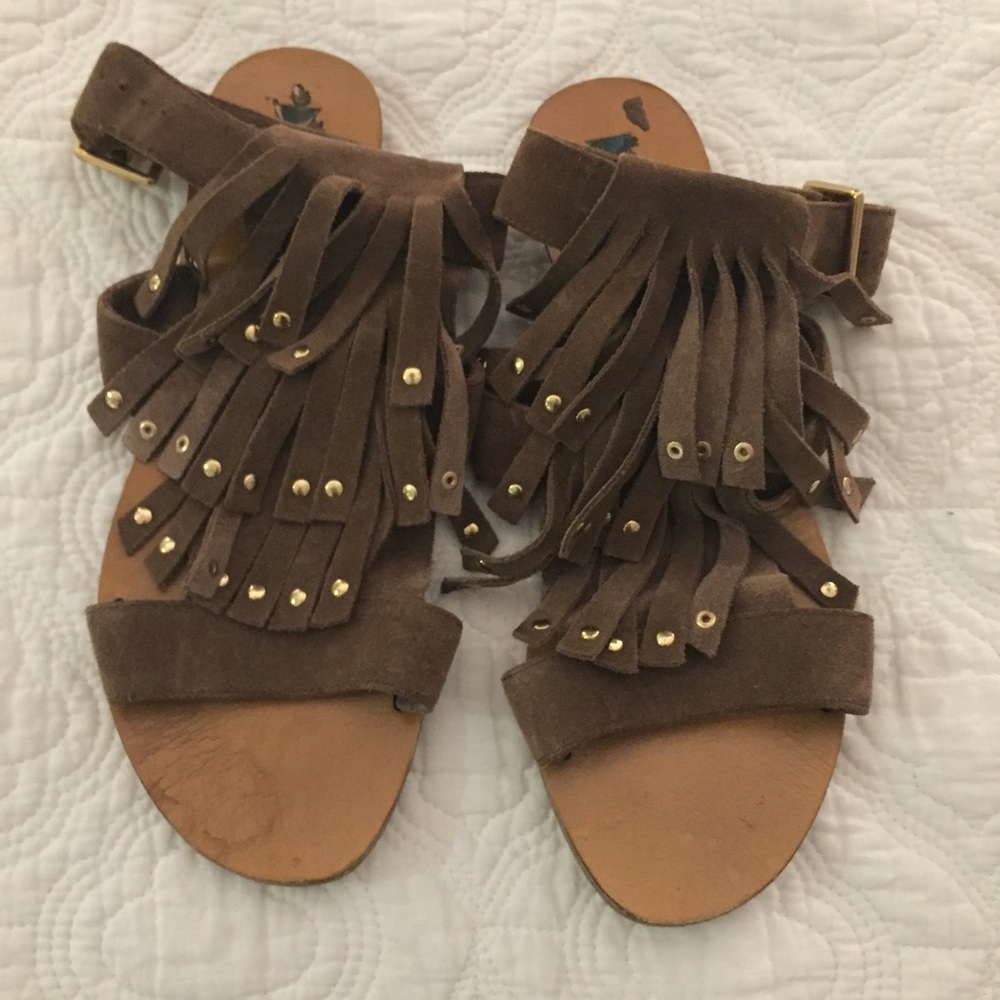 Dani Black Suede Gladiator sandals.