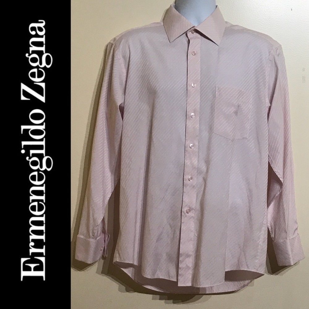 Ermenegildo Zegna Men's Dress Shirt 16.5