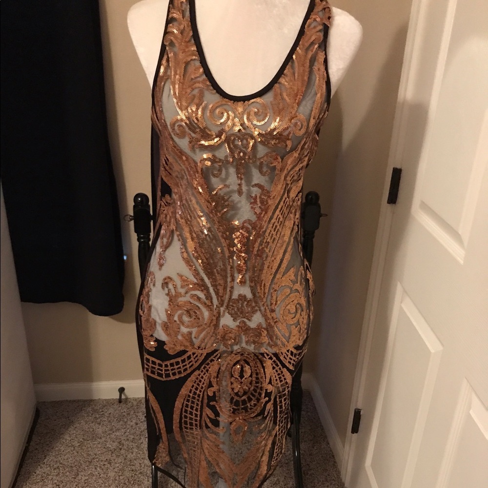 Glitter Bodycon Dress