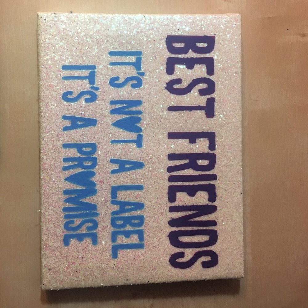 Best friends wall decor