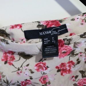 Mango Red Floral Dress