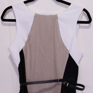 BCX Colorblock Dress with Belt
