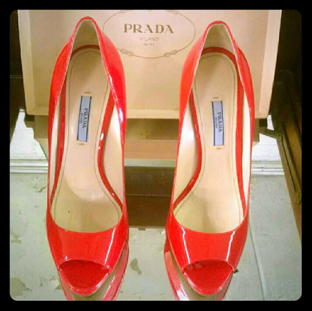 Authentic Red Prada Heels