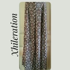 Xhilaration Pants - Plus-Size Women's Palazzo Pants Brown White XXL Xhilaration Pants - Plus-Size Women's Palazzo Pants Brown White XXL